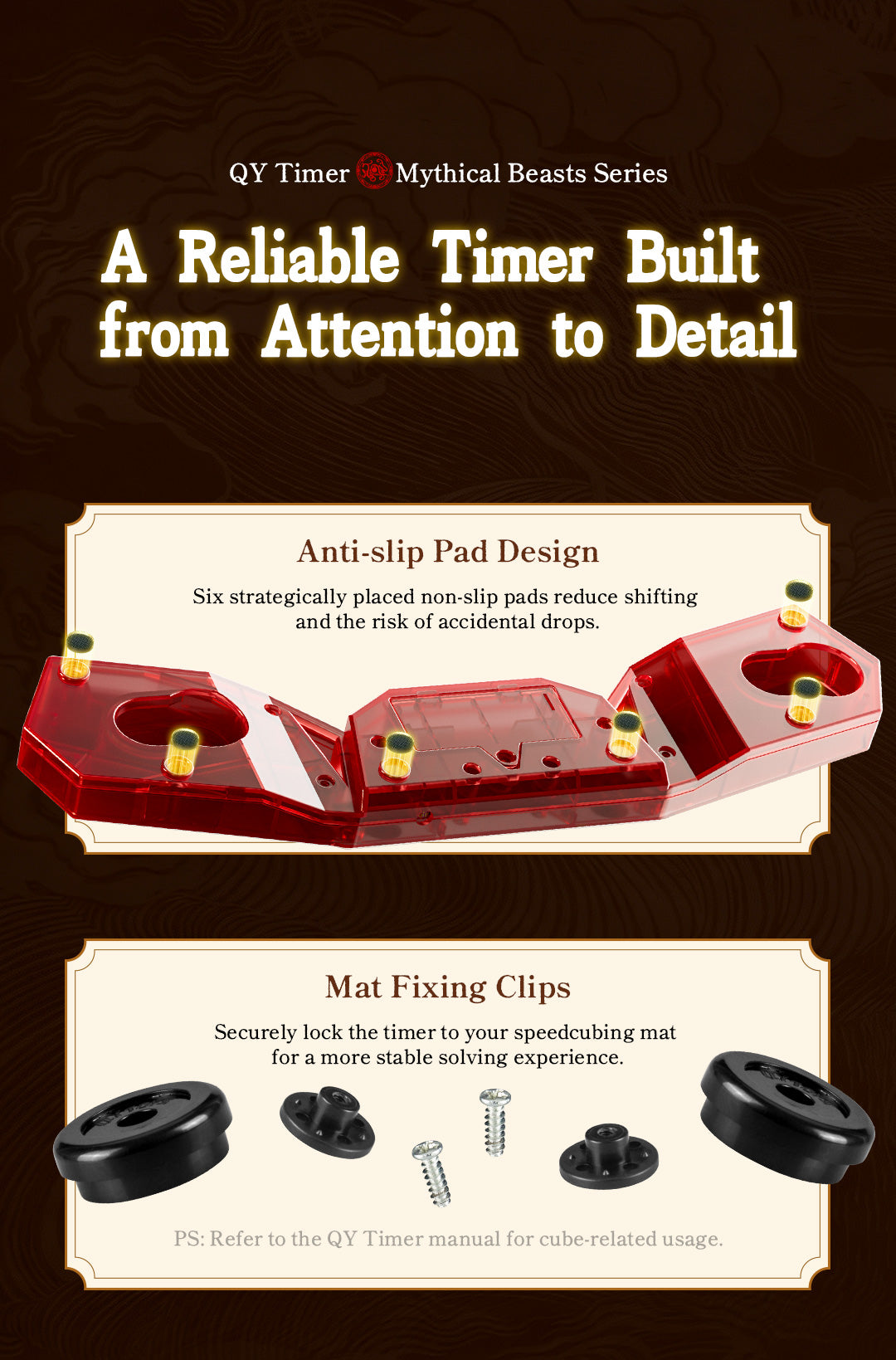 QiYi Timer VermilionBird from KewbzUK Speed Cube Shop 24
