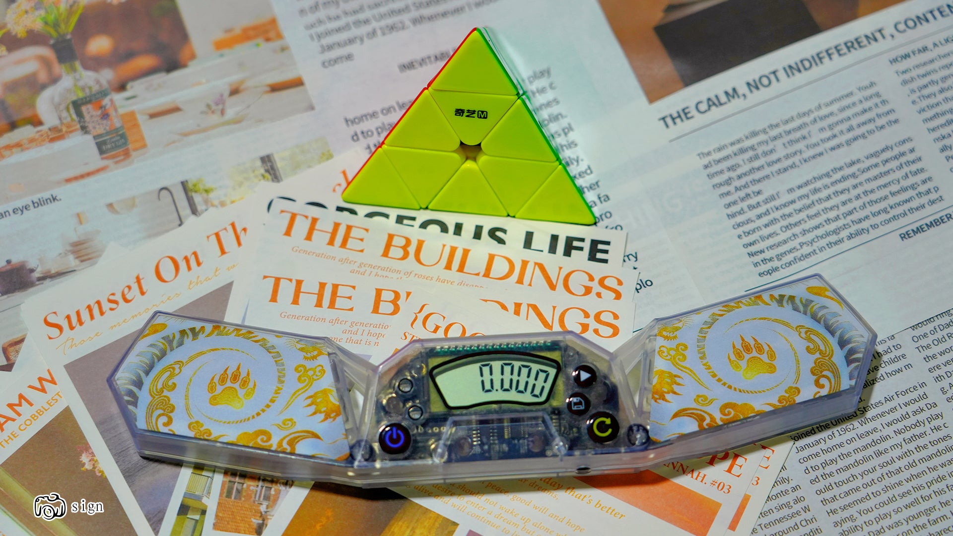 QiYi Timer WhiteTiger from KewbzUK Speed Cube Shop 30