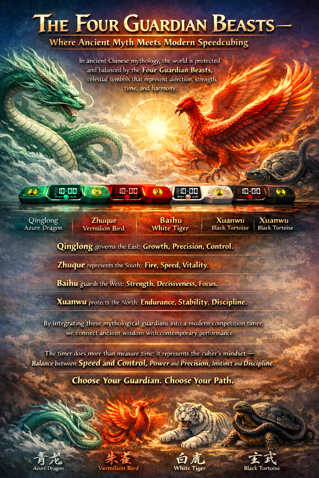 QiYi Timer AzureDragon from KewbzUK Speed Cube Shop 53