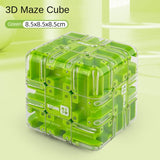 3D Maze Cube (85mm)