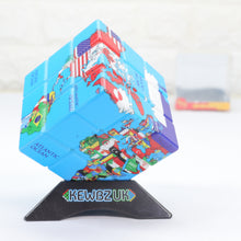 Mappemonde Cube 3x3 (Drapeaux)