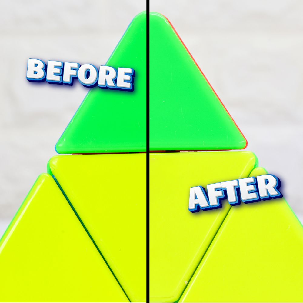 Forg3d WeiLong Pyraminx Tip Washer Mod