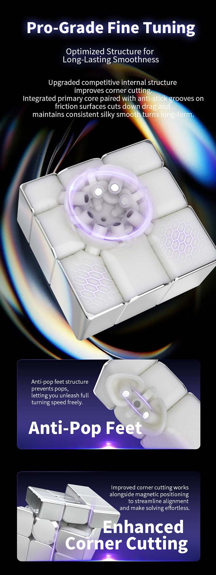 DianSheng Galaxy Cluster Mirror 3x3 M Electroplating (Magnetic, Ball-Core) 20