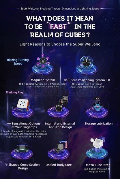 MoYu Super WeiLong (8-Magnet, UV, Ball-Core)