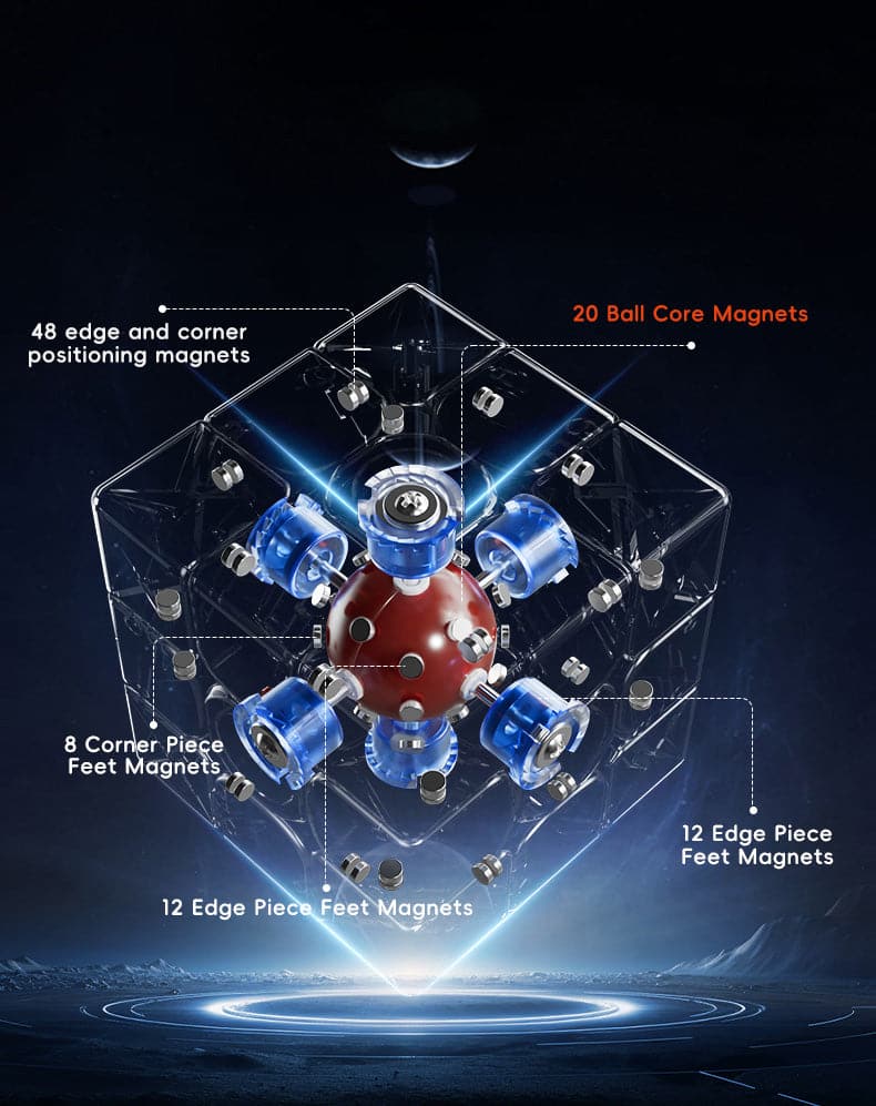 MoYu WeiLong WR M V9 (20 Magnet, Maglev, UV, Ball-Core)