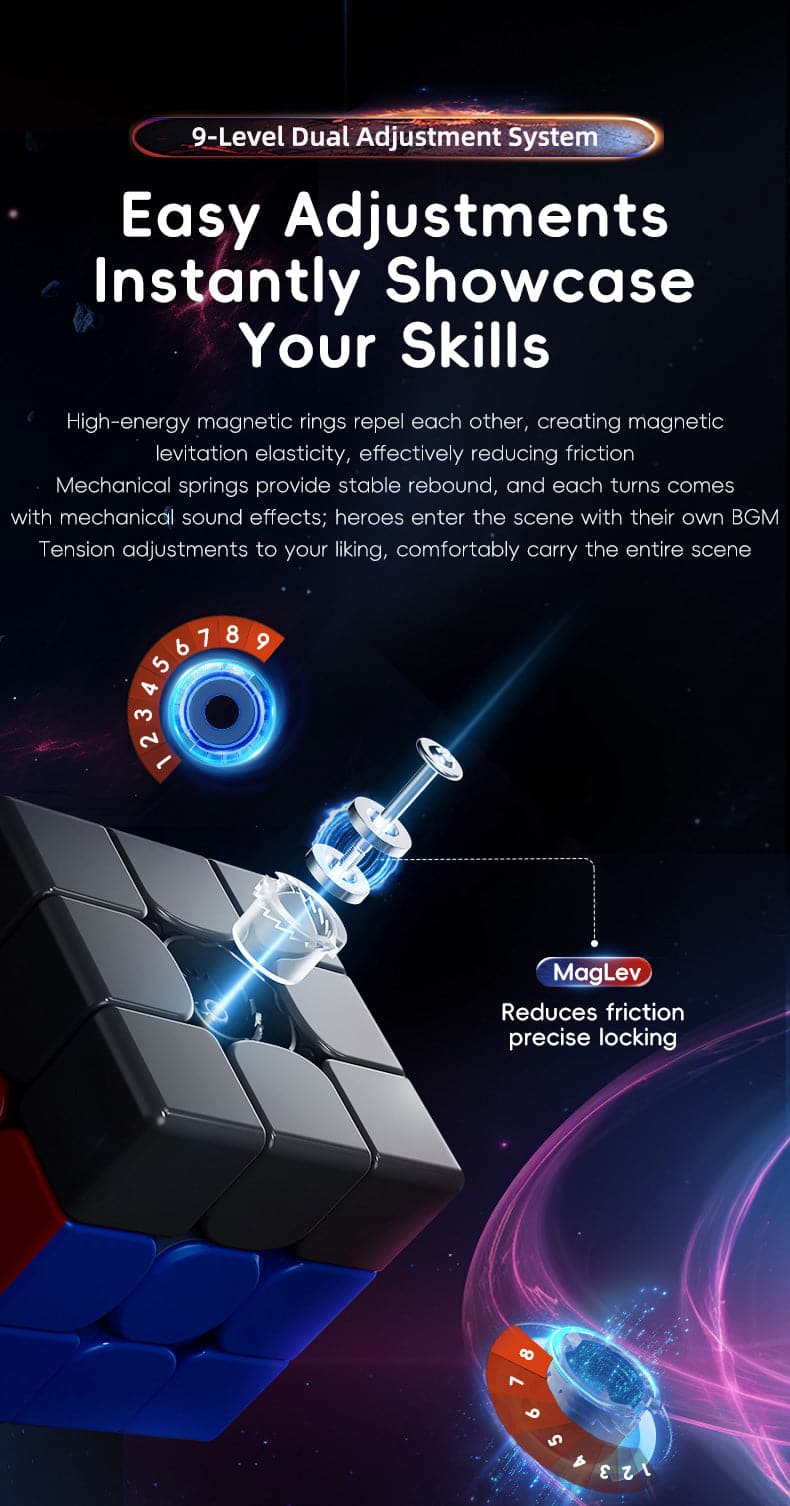 MoYu WeiLong WR M V9 (20 Magnet, Maglev, UV, Ball-Core)
