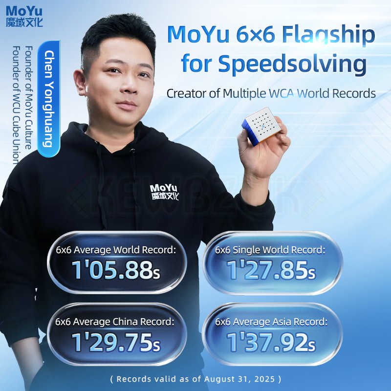 MoYu AoShi V4 6x6 Triple Track (Magnetic, Ball-Core)