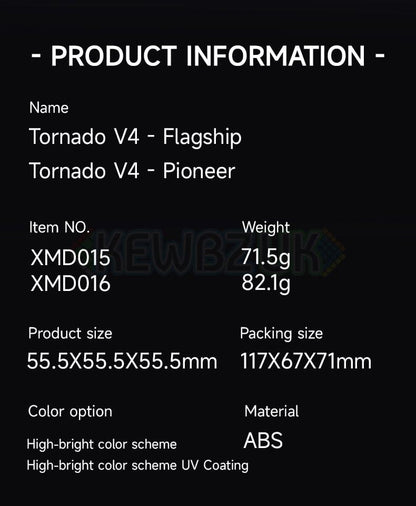 QiYi XMD 3x3 Tornado V4 Flagship (Magnetic, Ball-Core)