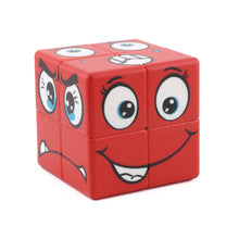 Cube de face rouge