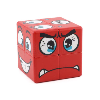 Red Face Cube