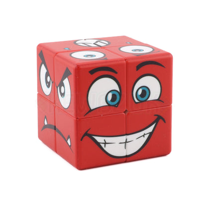 Red Face Cube