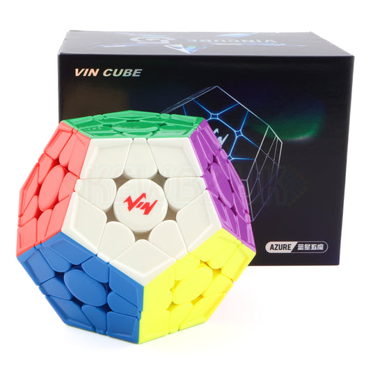 VinCube Azure Megaminx Nova (Magnetic, Maglev, UV, Ball-Core)