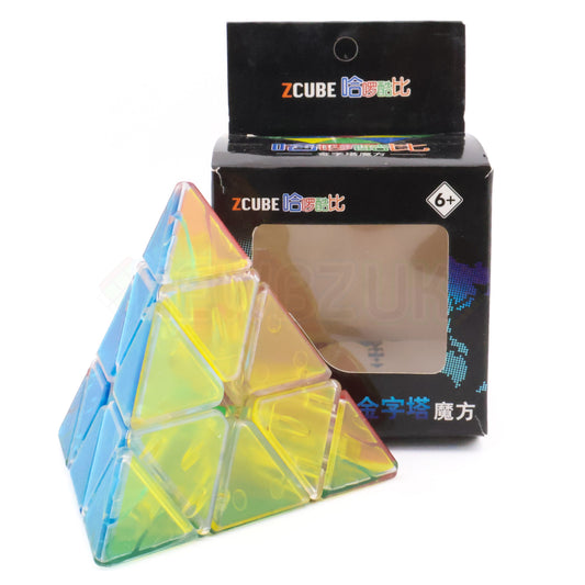 ZCube Transparent Pyraminx (UV Printed)